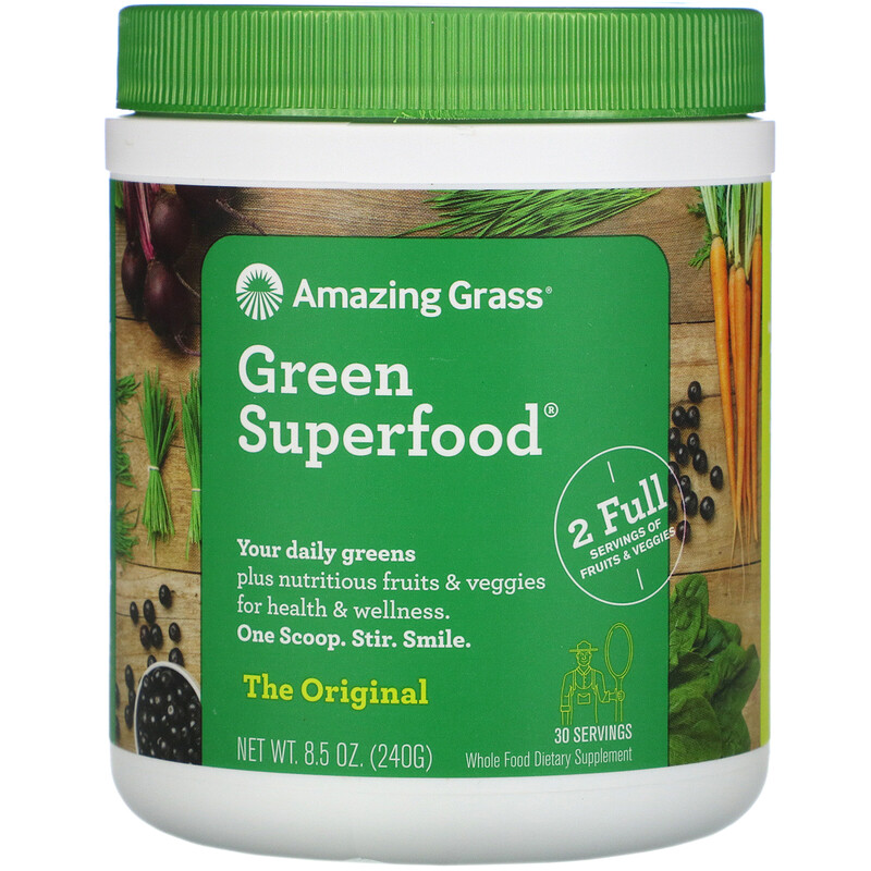 Amazing Grass, Green Superfood, The Original, 8.5 oz (240 g) iHerb
