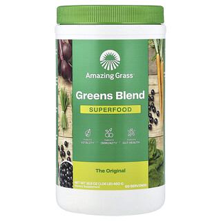 Amazing Grass, 绿色superfood，17盎司（480克）