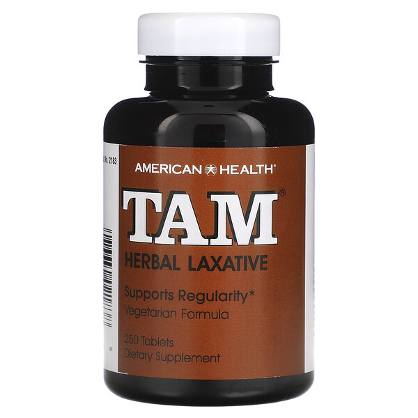 American Health TAM, Herbal Laxative, 250 Tablets