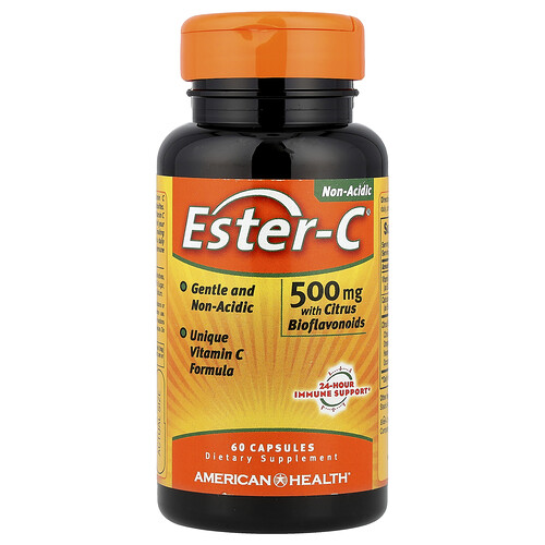 American Health Ester-C® with Citrus Bioflavonoids, 60 Capsules