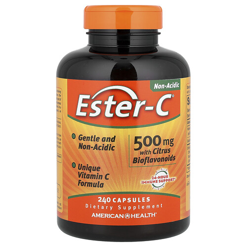 American Health Ester-C® with Citrus Bioflavonoids, 240 Capsules