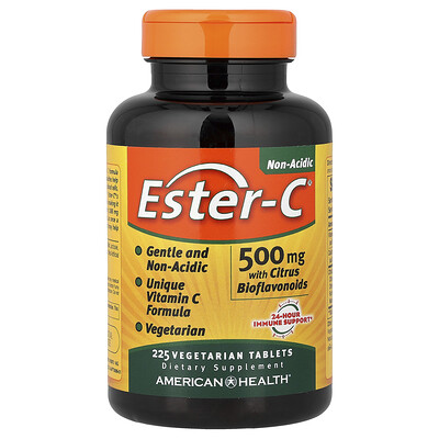 Product Image for American Health, Ester-C with Citrus Bioflavonoids, 225 Vegetarian Tablets