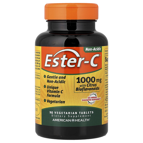 American Health Ester-C® with Citrus Bioflavonoids, 1,000 mg, 90 Vegetarian Tablets