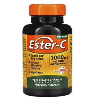 American Health, Ester-C 酯化維生素 C，1,000 毫克，90 片素食片