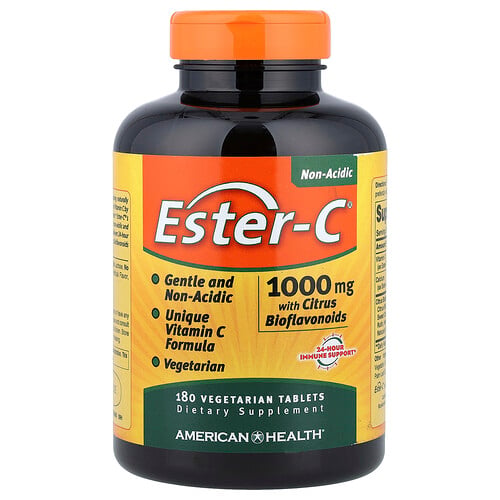 American Health Ester-C® with Citrus Bioflavonoids, 180 Vegetarian Tablets