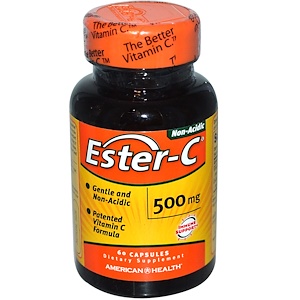 Купить American Health, Ester-C, 500 мг, 60 капсул  на IHerb
