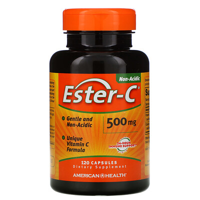 American Health Ester-C, 500 мг, 120 капсул