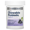 American Health, Once Daily Chewable Probiotic, Natural Grape , 5 Billion CFU, 30 Chewable Tablets