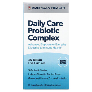 American Health, Пробиотический комплекс для ежедневного ухода, 60 веганских капсул