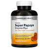 American Health, Super Papaya Enzyme Plus, жевательные таблетки с ферментами, 360 шт.