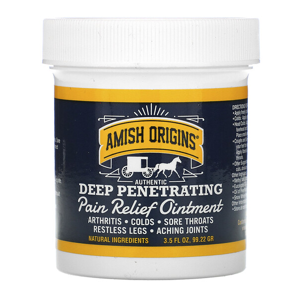 Deep Penetrating, Pain Relief Ointment, 3.5 fl oz (99.22 g)
