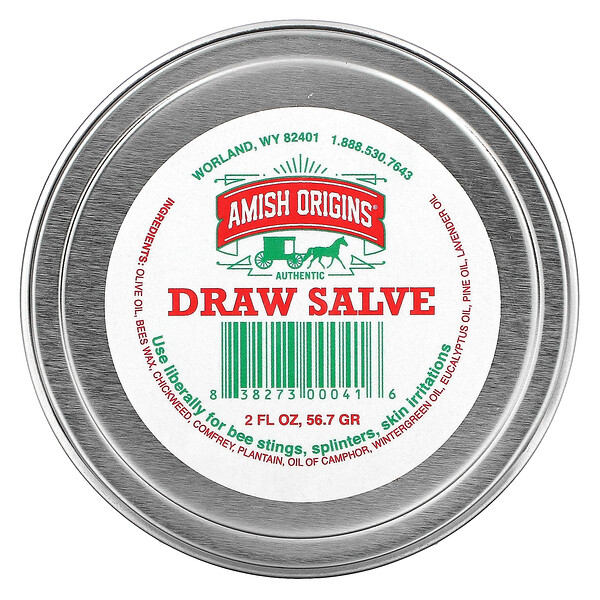 Amish Origins, Draw Salve, 2 fl oz (56.7 gr) iHerb