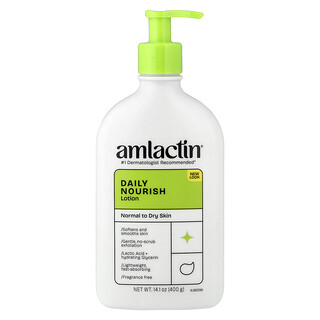 AmLactin, 每日滋養乳液，適合中性至乾燥皮膚，14.1 盎司（400 克）