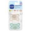 Original Night, Pacifier, 0-6 Months, 2 Count