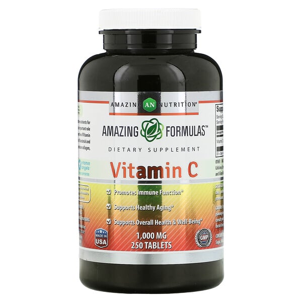 Amazing Nutrition, Vitamin C, 1,000 mg, 250 Tablets
