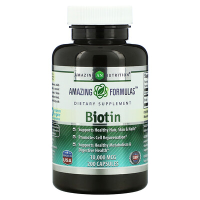 

Amazing Nutrition Biotin 10 000 mcg 200 Capsules