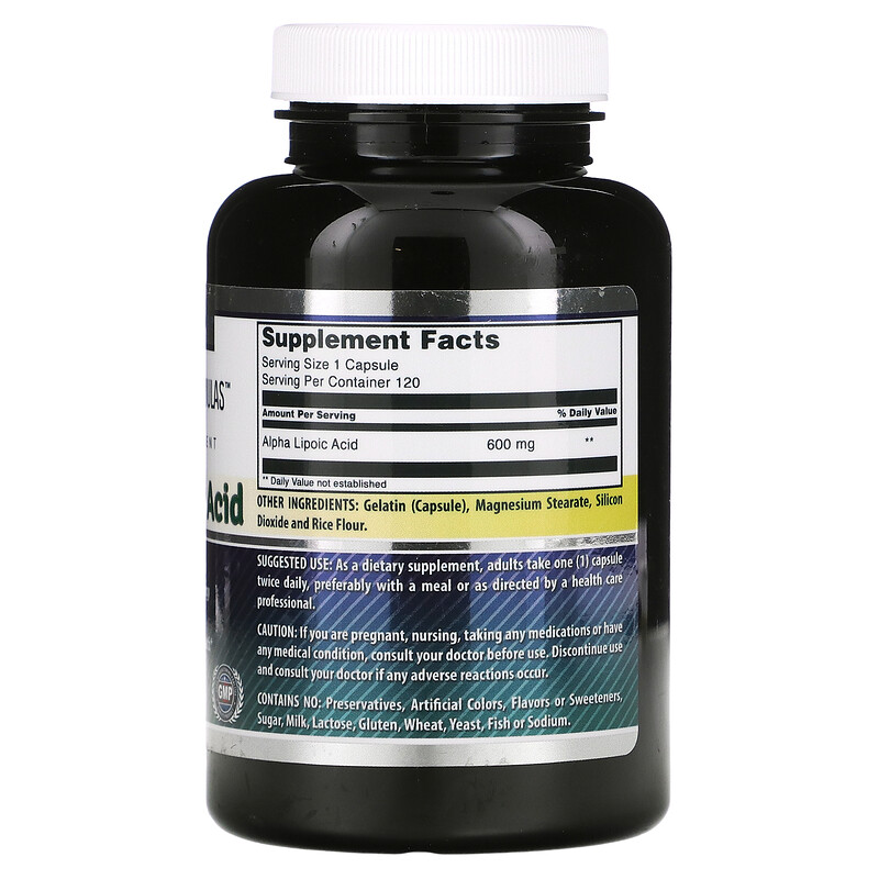 Amazing Nutrition, Alpha Lipoic Acid, 600 mg, 120 Capsules
