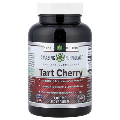 Product Image for Amazing Nutrition, Tart Cherry, 250 Capsules (250 mg per Capsule)
