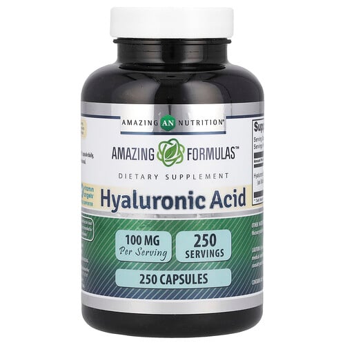 Amazing Nutrition Hyaluronic Acid, 100 mg, 250 Capsules