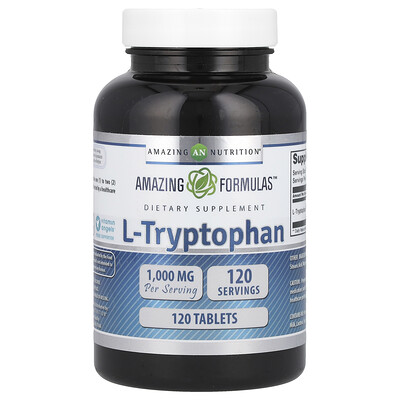 Amazing Nutrition L-Tryptophan 1 000 mg 120 Tablets