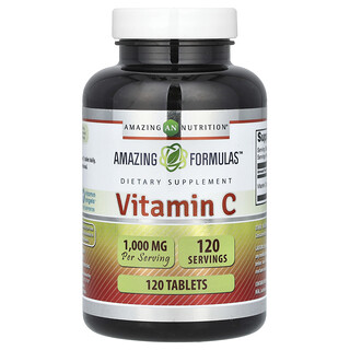 Amazing Nutrition, Vitamín C, 1 000 mg, 120 tablet