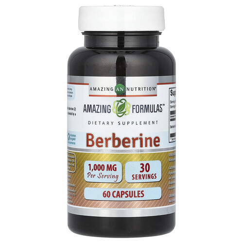 Amazing Nutrition, ベルベリン、60粒（1粒あたり500mg）