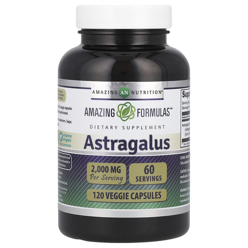 Amazing Nutrition, Astragalus, Tragant, 120 vegetarische Kapseln (1.000 mg pro Kapsel)
