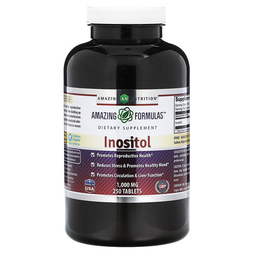 Amazing Nutrition Inositol, 1,000 mg, 250 Tablets