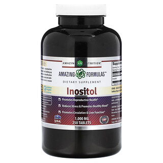 Amazing Nutrition, Inozitol, 1.000 mg, 250 comprimate