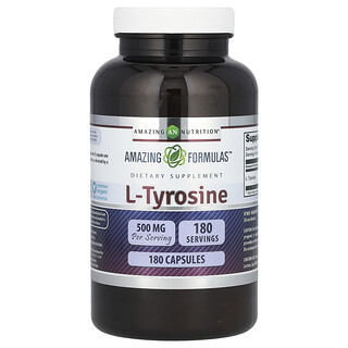 Amazing Nutrition, Formula Menakjubkan, L-Tyrosine, 500 mg, 180 Kapsul