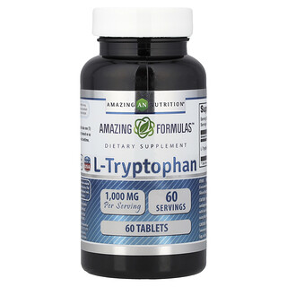 Amazing Nutrition, L-триптофан, 1000 мг, 60 таблеток