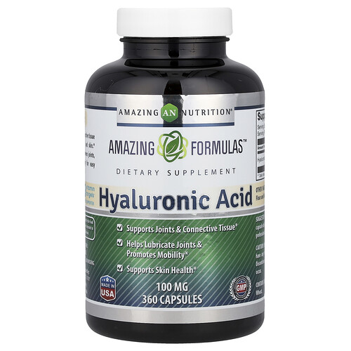 Amazing Nutrition Hyaluronic Acid, 100 mg, 360 Capsules