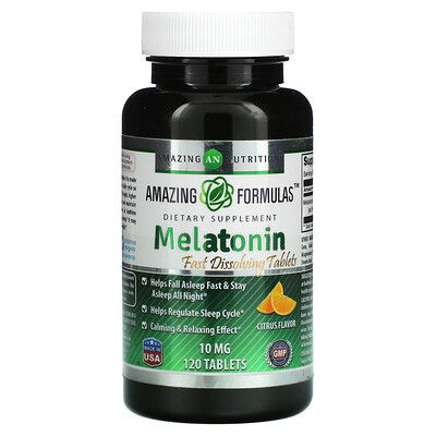 

Amazing Nutrition Melatonin Citrus 10 mg 120 Tablets