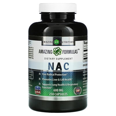 

Amazing Nutrition NAC 600 мг 250 капсул