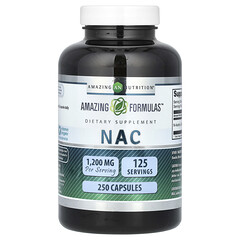 NAC, 250 капсул (600 мг на капсулу)