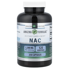 NAC, 250 капсул (600 мг на капсулу)