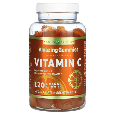 

Amazing Nutrition Amazing Gummies Vitamin C Orange 120 Gummies