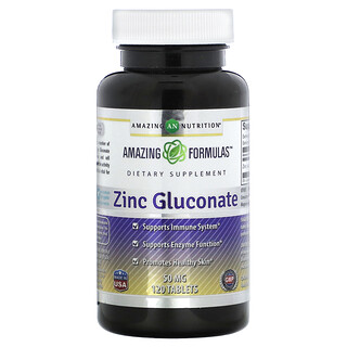 Amazing Nutrition, Zink Glukonat, 50 mg, 120 Tablet