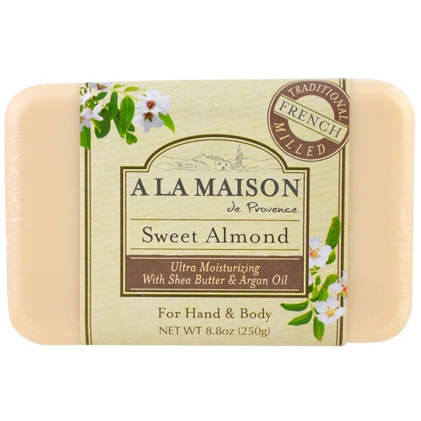 A La Maison de Provence, Hand & Body Soap, Sweet Almond, 8.8 oz (250 g