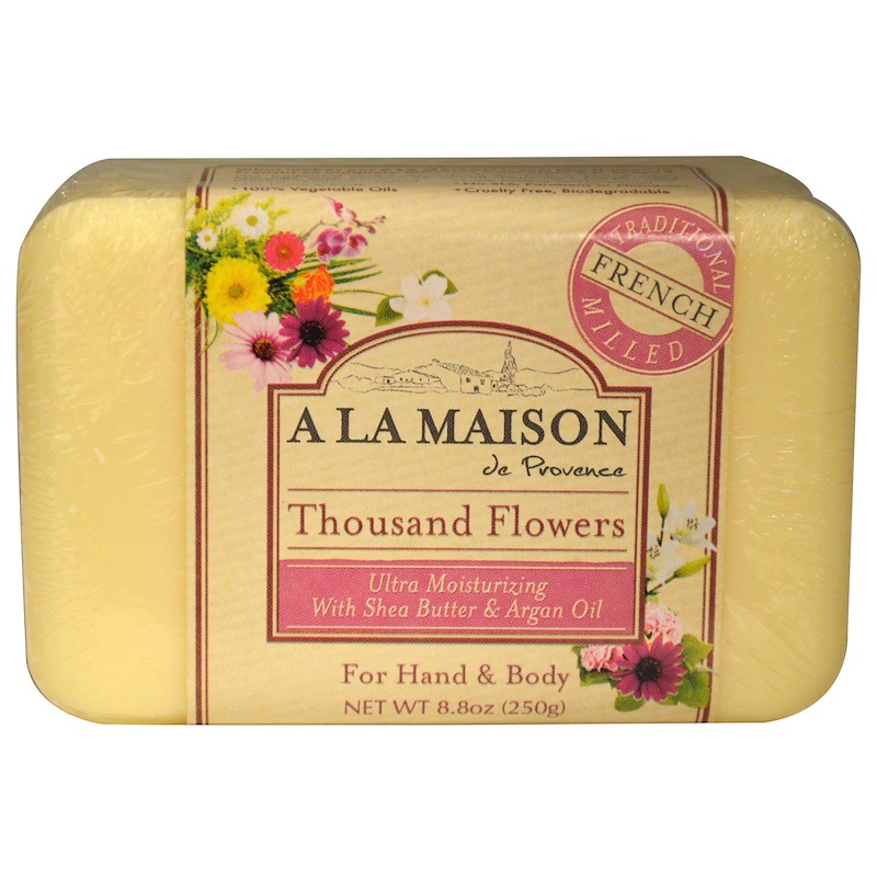 A La Maison de Provence, Hand & Body Bar Soap, Thousand Flowers, 8.8 oz