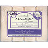A La Maison de Provence, Hand & Body Bar Soap, Lavender Flowers, 4 Bars, 3.5 oz (100 g) Each