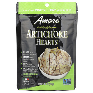 Amore, Artiskokhjerter, urtebaserede, 125 g