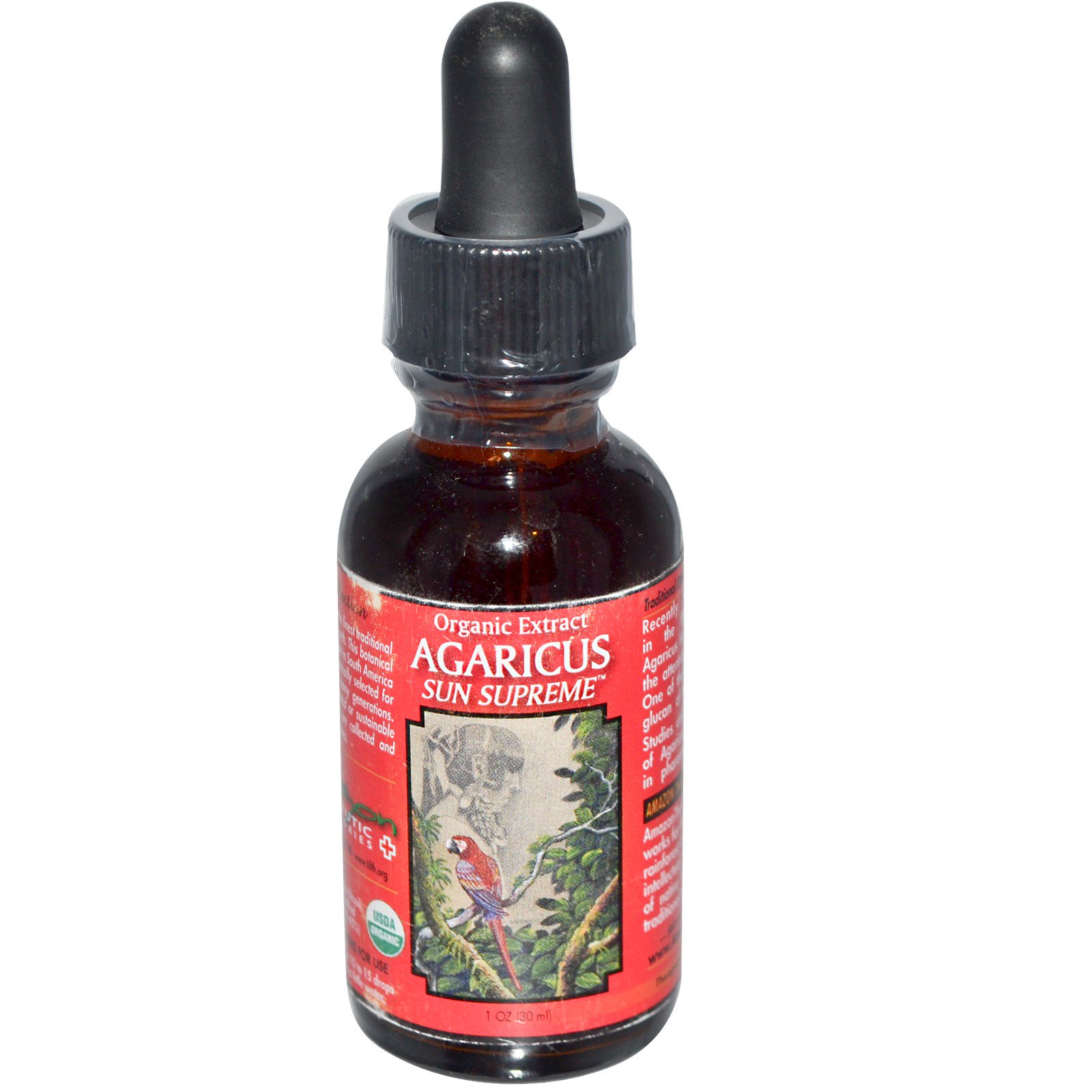 Amazon therapeutic laboratories agaricus Sun supreme certified Organic 1oz (838451001112)