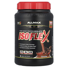ISOFLEX®, чистий ізолят сироваткового протеїну, шоколад, 907 г (2 фунти)