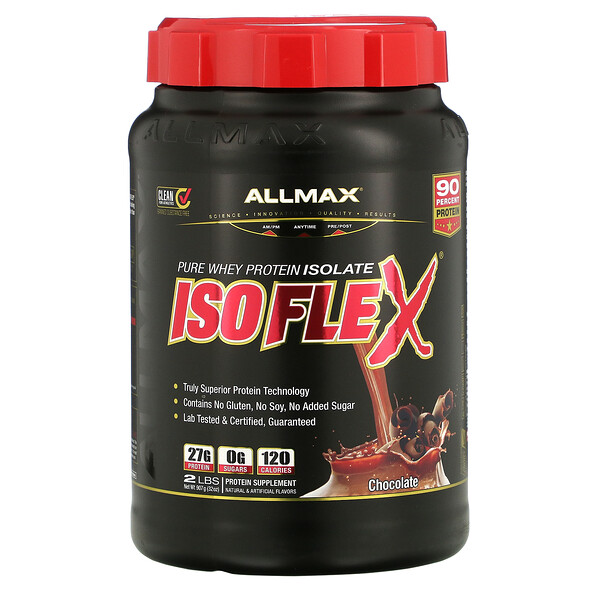 ALLMAX Nutrition, Isoflex, Pure Whey Protein Isolate, Chocolate, 32 oz (907 g)