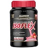 ALLMAX Nutrition, Isoflex, Pure Whey Protein Isolate (WPI Ion-Charged Particle Filtration), Strawberry, 2 lbs. (907 g)