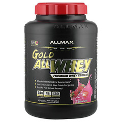 Gold AllWhey, сироватковий протеїн преміальної якості, полуниця, 2,27 кг