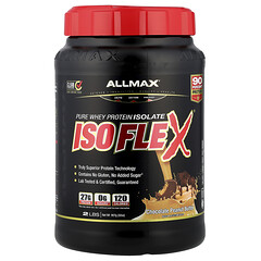Isoflex, чистий ізолят сироваткового протеїну, шоколадно-арахісове масло, 2 фунта (907 г)
