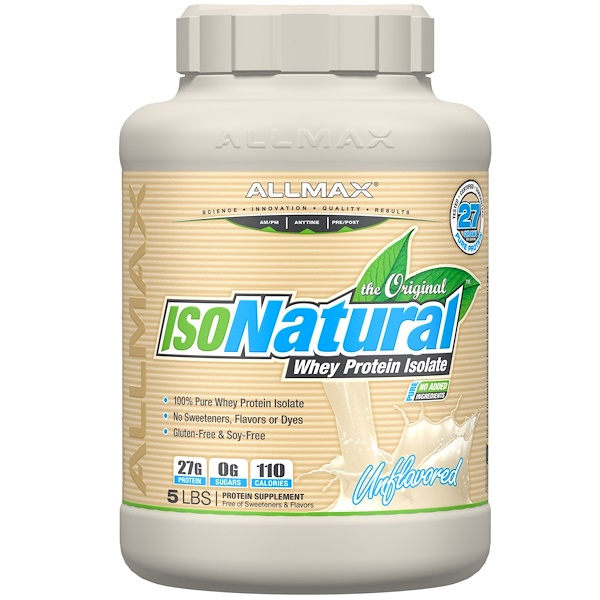 ALLMAX Nutrition, IsoNatural, Pure Whey Protein Isolate, The Original