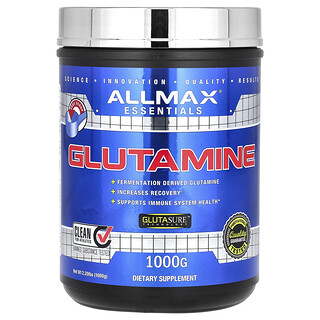 ALLMAX, Productos esenciales, Glutamina, 1000 g (2,2 lb)